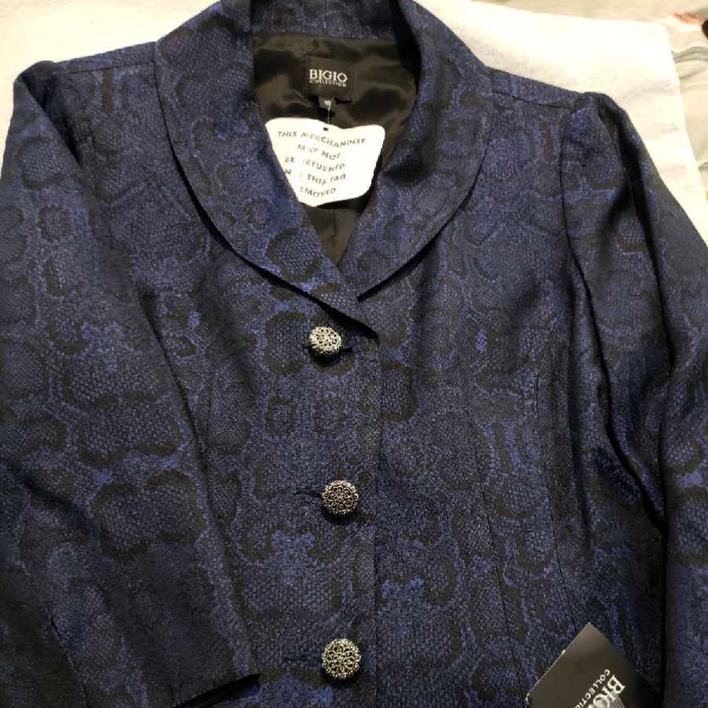 Bigio Cobalt and Black Jacket
